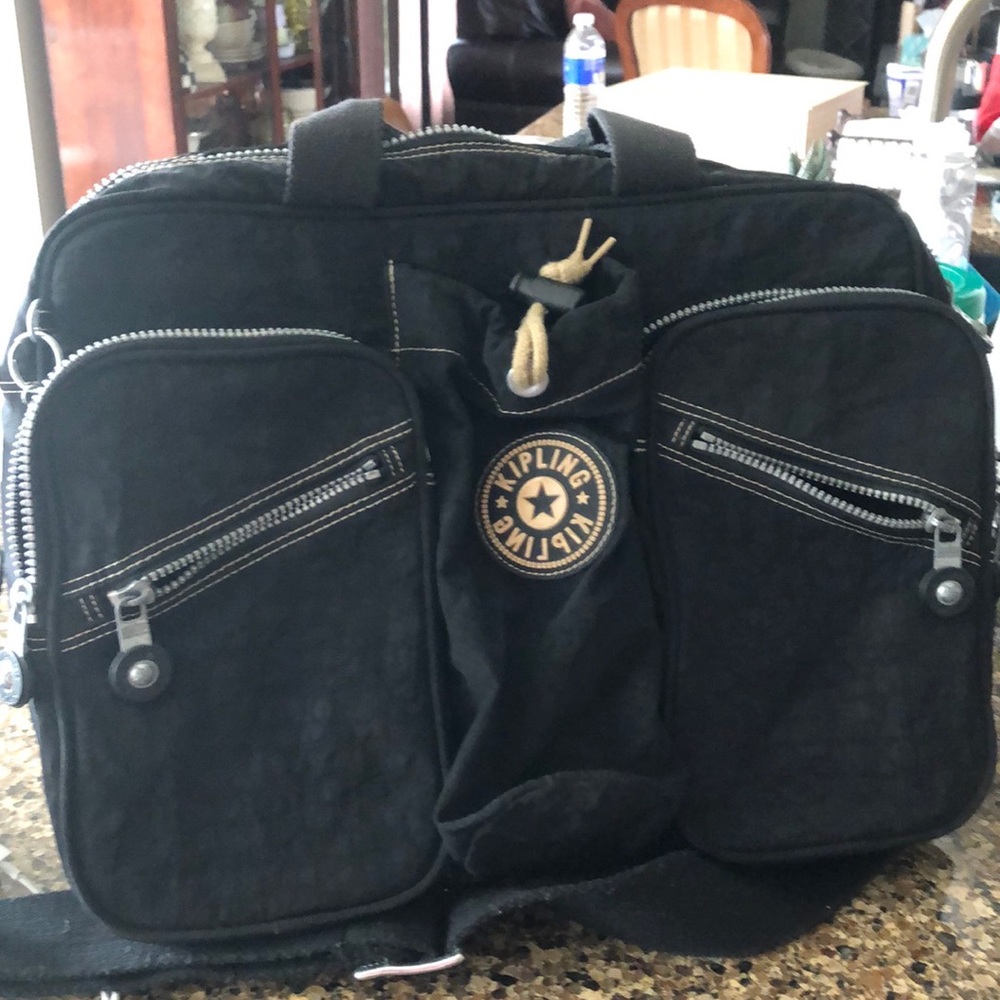 Vintage Kipling Black Bag - Great Shape